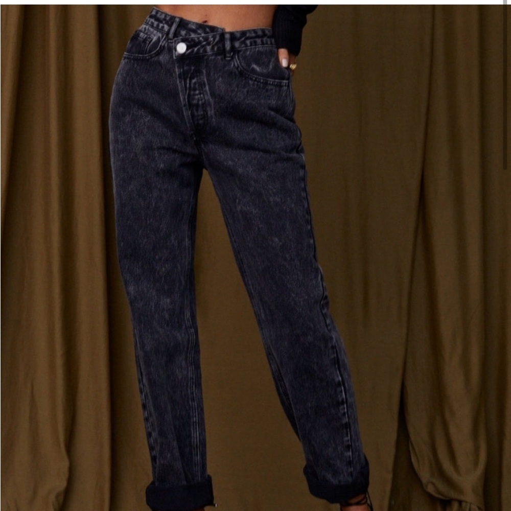 12th Tribe Dylan Asymmetrical Relaxed Fit Jeans